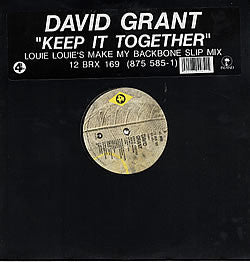 David Grant - Keep It Together - Used Vinyl Record 12"