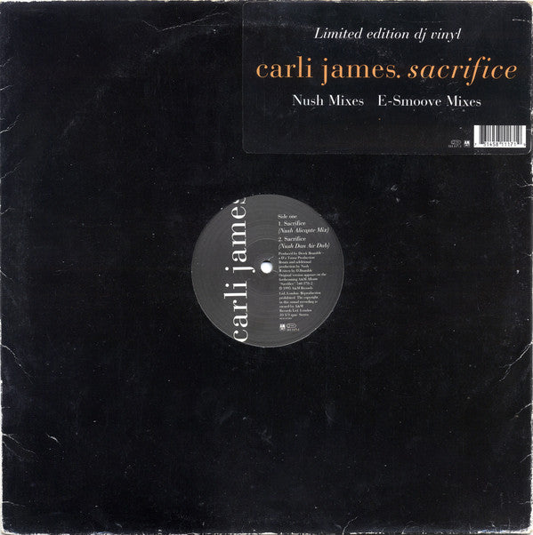 Carli James - Sacrifice - Used Vinyl Record 12"