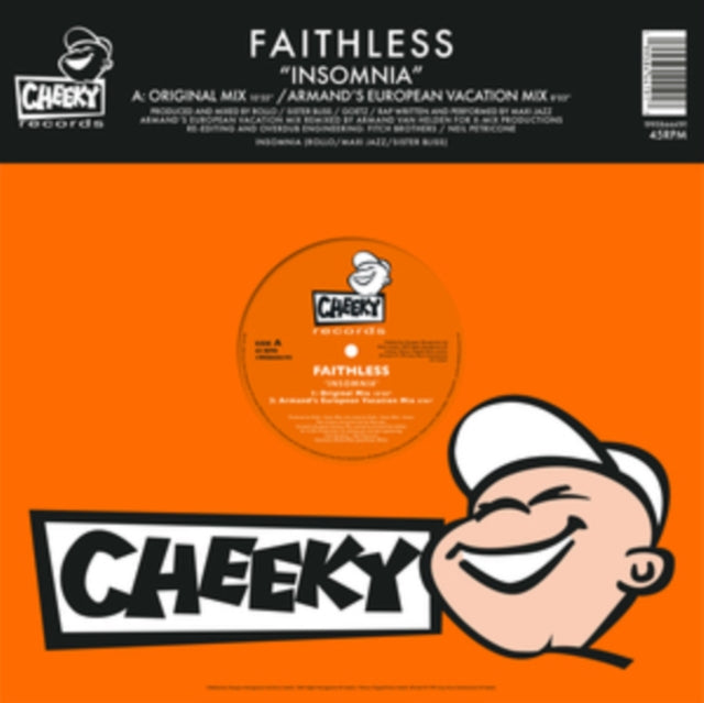 FAITHLESS - INSOMNIA - Vinyl Record VINYL LONGPLAY 33 1