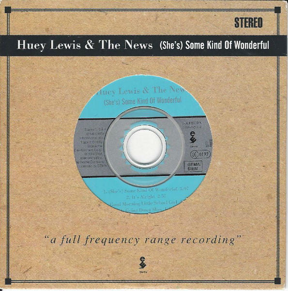 Huey Lewis & The New - (She's) Some Kind Of Wonderful - Used CD