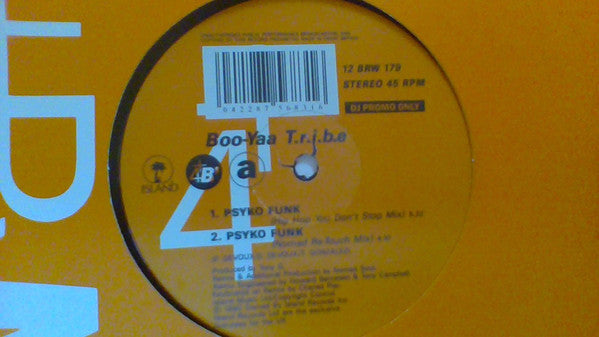 Boo-Yaa T.R.I.B.E. - Psyko Funk - Used Vinyl Record 12"