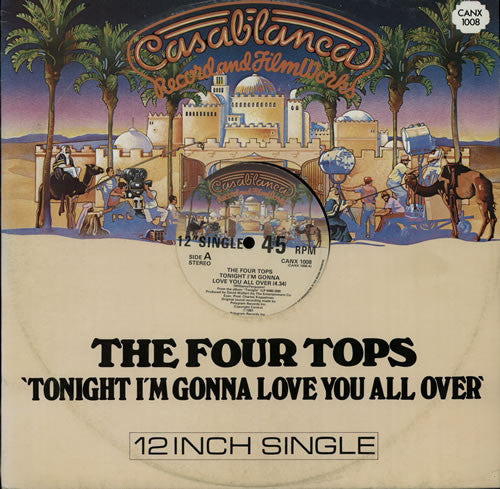 Four Tops - Tonight I'm Gonna Love You All Over - Used Vinyl Record
