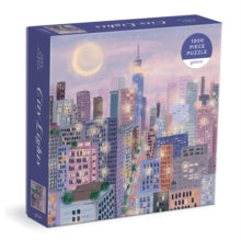 Galison - City Lights 1000 Pc Puzzle In a Square box - New Jigsaw Puzz