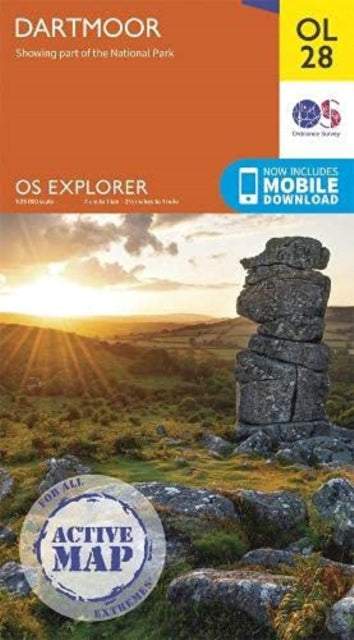 Dartmoor : OL 28 - Sheet map