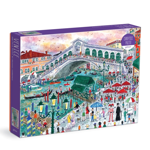 Galison - Michael Storrings Venice 1500 Piece Puzzle - New Jigsaw Puzz