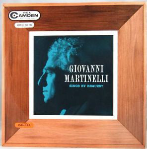 Giovanni Martinelli - Sings By Request Volume 1 - Used Vinyl Record