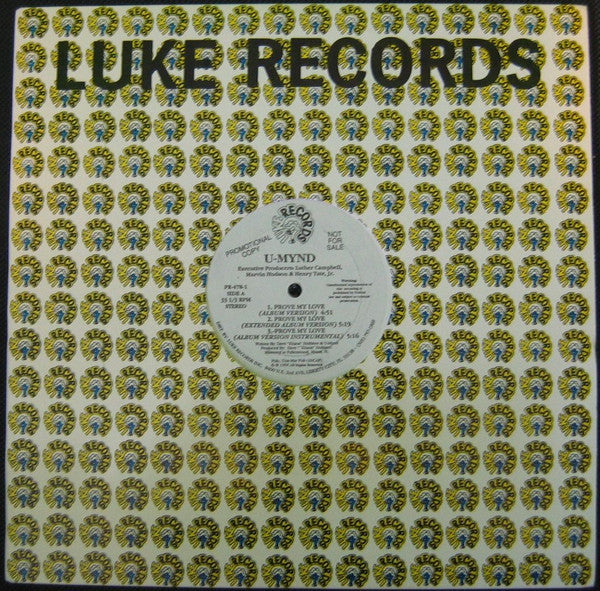 U-Mynd - Prove My Love / Do It Like That - Used Vinyl Record