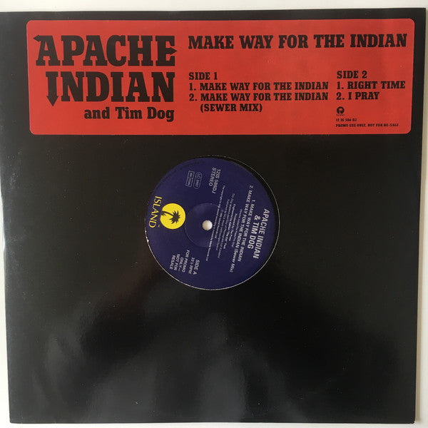 Apache Indian - Make Way For The Indian - Used Vinyl Record 1