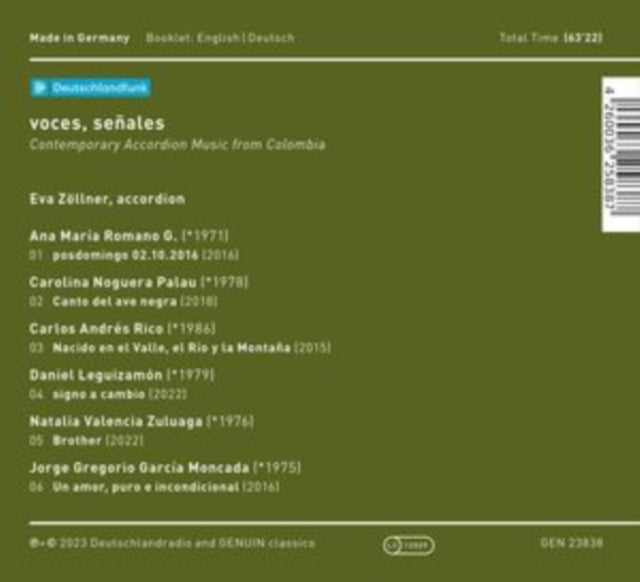 EVA ZOLLNER - VOCES SENALES - CD