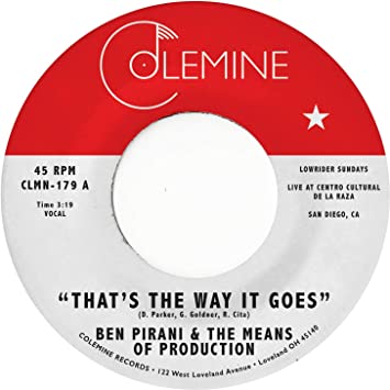 BEN PIRANI - THAT'S THE WAY IT GOES - Vinyl Record VL
