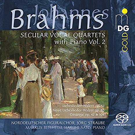 Norddeutscher Figura - Brahms: Secular Vocal Quartets With Piano - CD