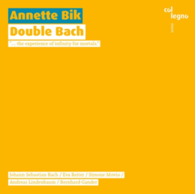 VARIOUS - ANNETTE BIK:DOUBLE BACH - CD