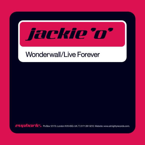 Jackie 'O' - Wonderwall / Live Forever - Used Vinyl Record 12"