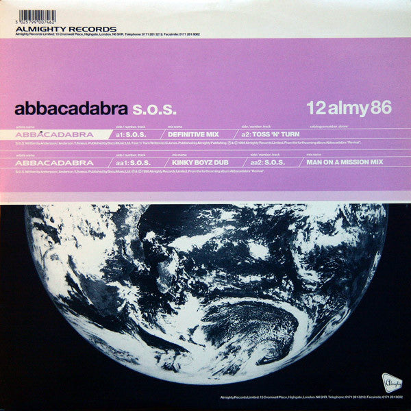 Abbacadabra - S.O.S. - Used Vinyl Record 12"