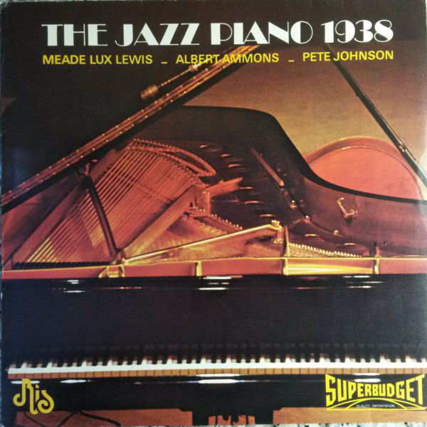 Various - Jazz Piano 1938 - Used Vinyl Record
