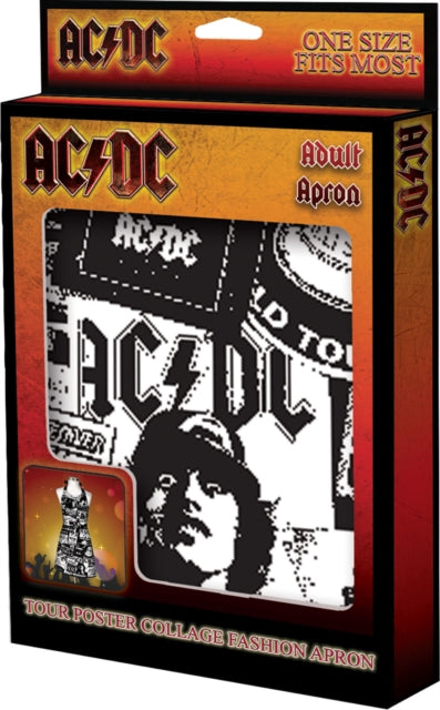 AC/DC - Black & White - Clothing - Apron