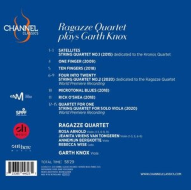RAGAZZE QUARTET; GAR - OPEN SPACES MUSIC BY GARTH KN - CD