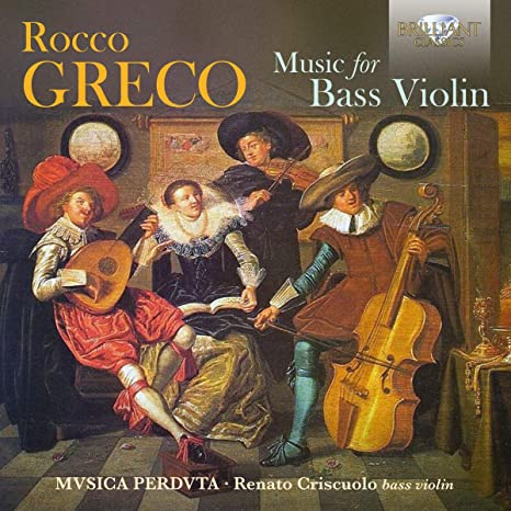 MUSICA PERDUTA RENA - GRECO MUSIC FOR BASS VIOLIN - CD