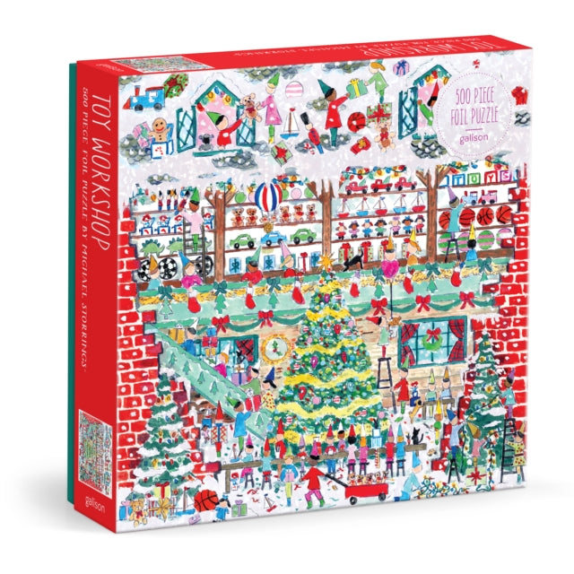 Michael Storrings - Toy Workshop 500 Piece Foil Puzzle - New Jigsaw Pu