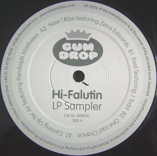 Gum Drop - Hi-Falutin LP Sampler - Used Vinyl Record 12"