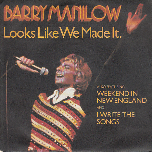 Barry Manilow - Looks Like We Made It - Used Vinyl Record 7"
