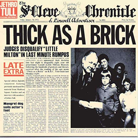 Jethro Tull - Thick As A Brick - Vinyl Record