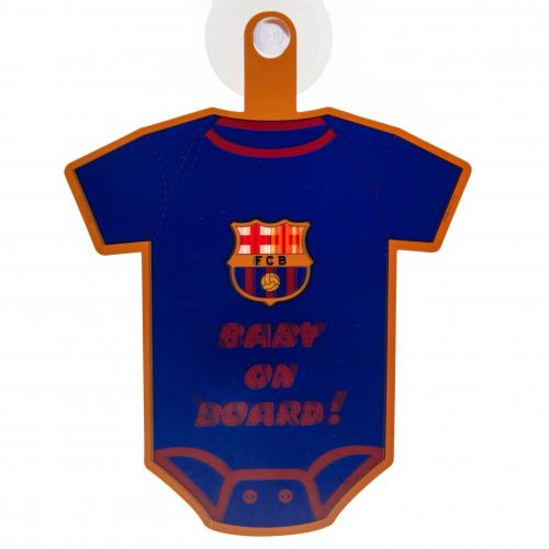 FC Barcelona - Baby On Board Sign - Hang Ups