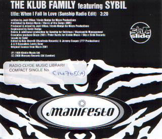 Klub Family - When I Fall In Love - Used CD