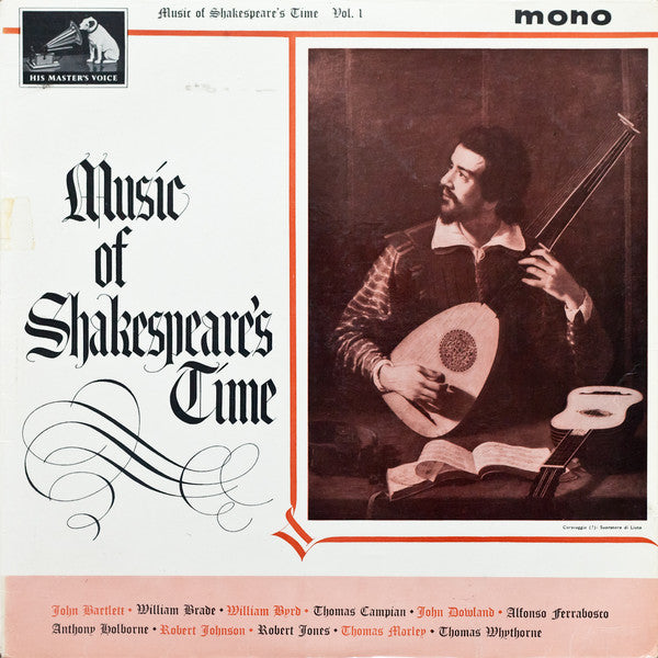 Various - Music Of Shakespeare's Time (Vol. 1) - Used Vinyl Record
