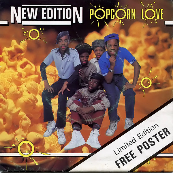 New Edition - Popcorn Love - Used Vinyl Record 7"