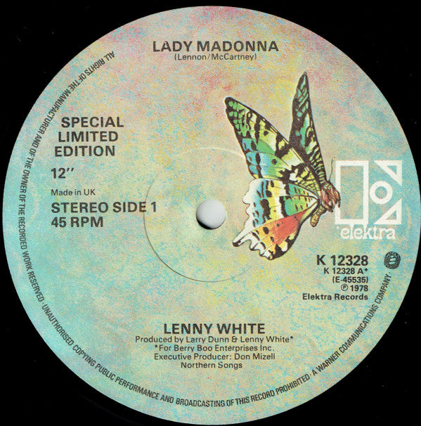 Lenny White - Lady Madonna - Used Vinyl Record 12"
