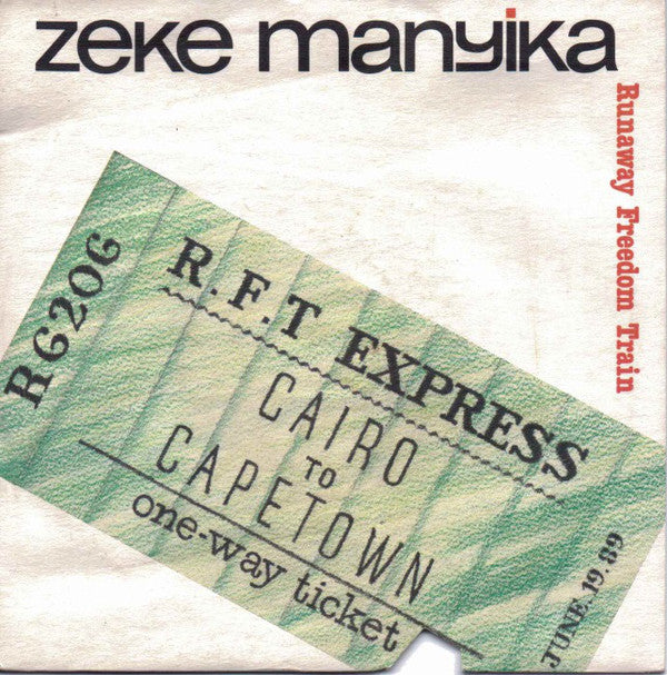 Zeke Manyika - Runaway Freedom Train - Used Vinyl Record 7"
