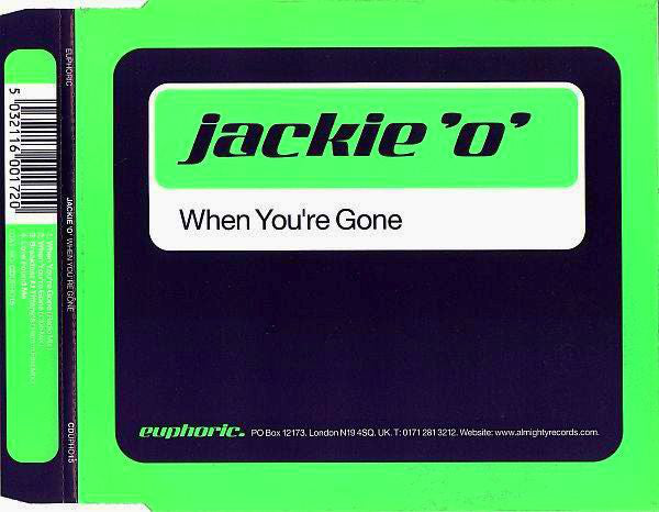 Jackie 'O' - When You're Gone - Used CD