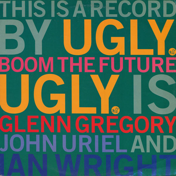 Ugly - Boom The Future - Used Vinyl Record 12"