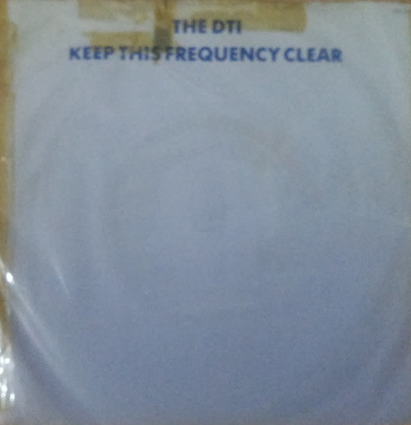 DTI - Keep This Frequency Clear - Used Vinyl Record 7"