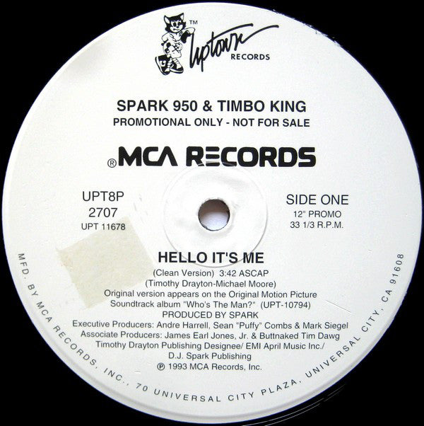 Spark 950 - Hello It's Me - Used Vinyl Record 12"