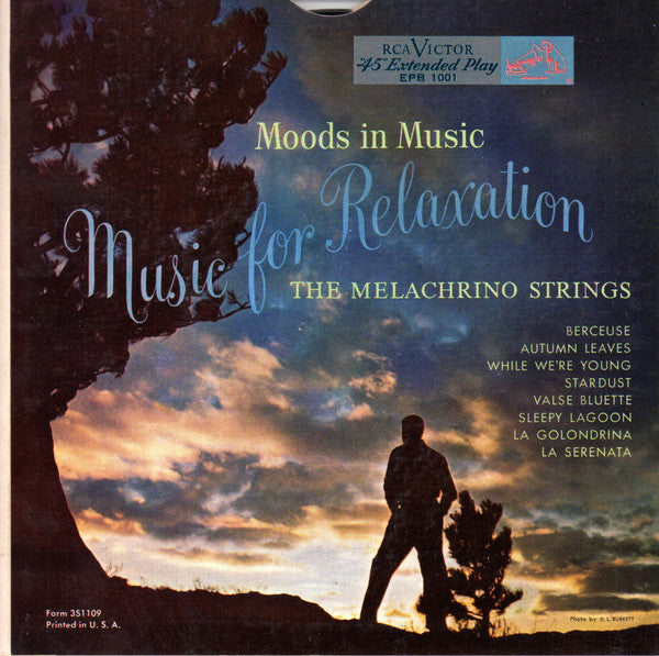 Melachrino Strings - Music For Relaxation - Used Vinyl Record 7"