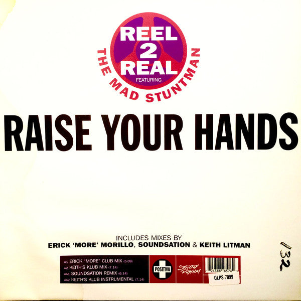 Reel 2 Real - Raise Your Hands - Used Vinyl Record 12"