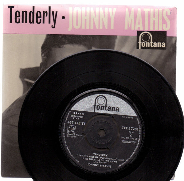 Johnny Mathis - Tenderly - Used Vinyl Record 7"