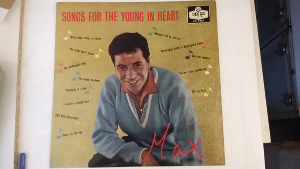 Max Bygraves - Songs For The Young In Heart - Used Vinyl Record