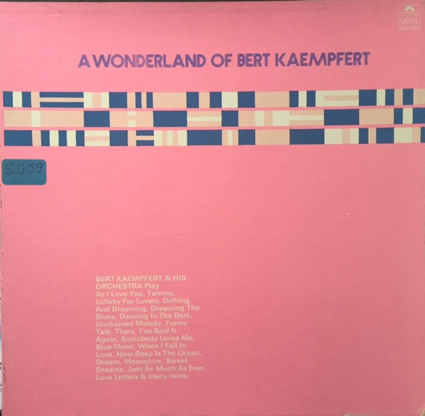 Bert Kaempfert & His - A Wonderland Of Bert Kaempfert - Used Vinyl Re
