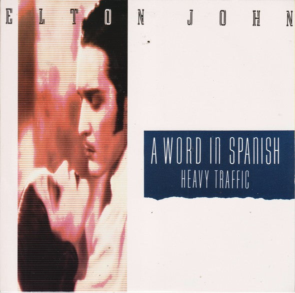 Elton John - A Word In Spanish - Used Vinyl Record 7"