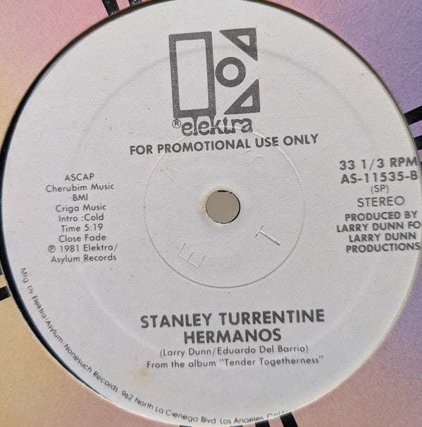 Stanley Turrentine - After The Love Is Gone / Hermanos - Used