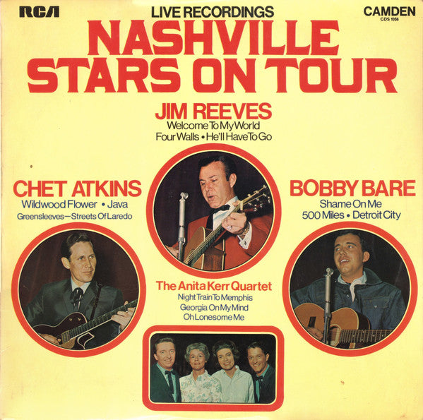 Chet Atkins - Nashville Stars On Tour - Live Recordings - Used Vinyl