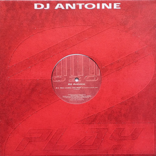 DJ Antoine - You Make Me Feel - Used Vinyl Record 12"