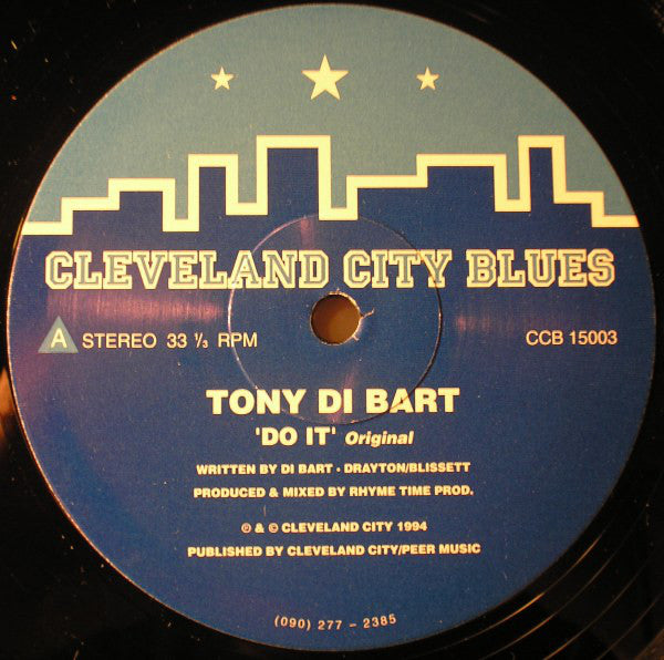 Tony Di Bart - Do It - Used Vinyl Record 12"