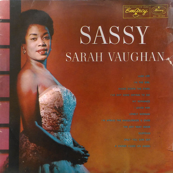Sarah Vaughan - Sassy - Used Vinyl Record