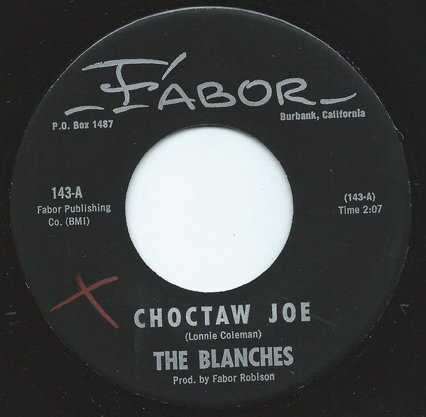 Blanches - Choctaw Joe - Used Vinyl Record 7"