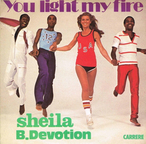 Sheila & B. Devotion - You Light My Fire - Used Vinyl Record 7"