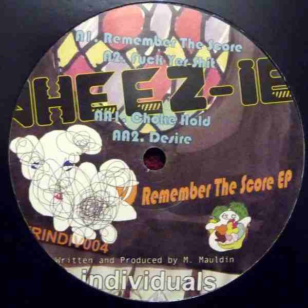 DJ Wheez-ie - Remember The Score EP - New Vinyl Record 12"